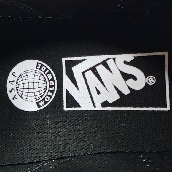 Vans x A$AP Rocky Worldwide Silver Flame Old Skool NWOT  Men's 8.5 Women's 10 - Picture 10 of 13